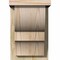Ekena Millwork Ridgewood Rough Sawn Corbel w/Backplate, Douglas Fir, 8"W x 8"D x 12"H COR08X08X12RID01RDF - alternate 4